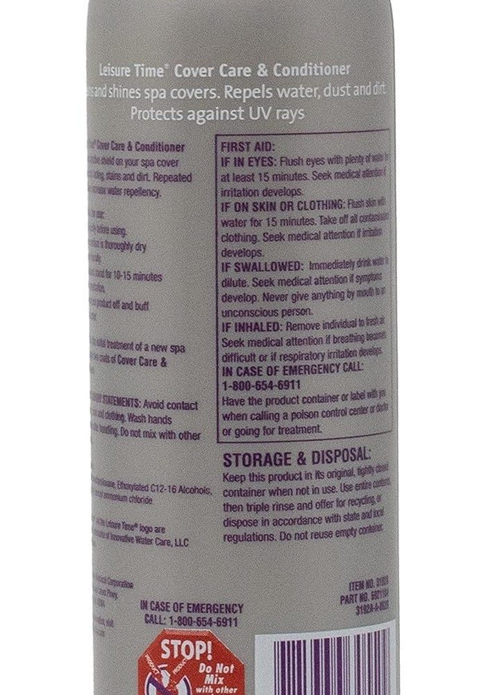 LEISURE TIME Spa Maintenance Cover Care and Conditioner - 16 oz - Image 4